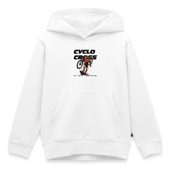 Cyclocross No Limits - Keep Moving Fahrrad T-Shirt - Kinder Premium Organic Hoodie - Weiß - Vorne - AI Model Kid Female (0cm)