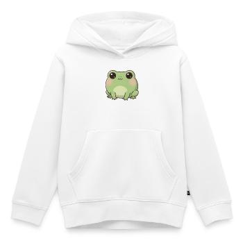 Frosch - Kinder Premium Organic Hoodie - Weiß - Vorne - AI Model Kid Female (0cm)