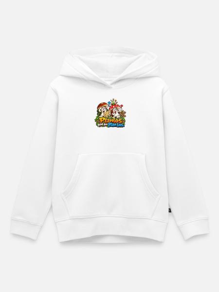 1000207280 - Kinder Premium Organic Hoodie - Weiß