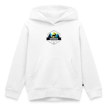 Schweden in die Wildnis - Kinder Premium Organic Hoodie - Weiß - Vorne - AI Model Kid Female (0cm)