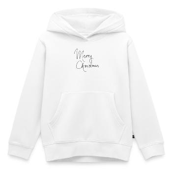 joyeux Noël - Sweat Premium à capuche enfant bio - blanc - Devant - AI Model Kid Female (0cm)