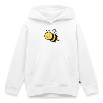 Biene Bienen - Kinder Premium Organic Hoodie - Weiß - Vorne - AI Model Kid Female (0cm)