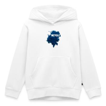 Bicycle Bicycle Cycling - Kids Premium Organic Hoodie - white - Front - AI Model Kid Female (0cm)