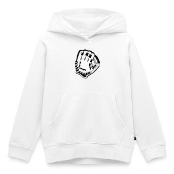 Baseball - Kinder Premium Organic Hoodie - Weiß - Vorne - AI Model Kid Female (0cm)
