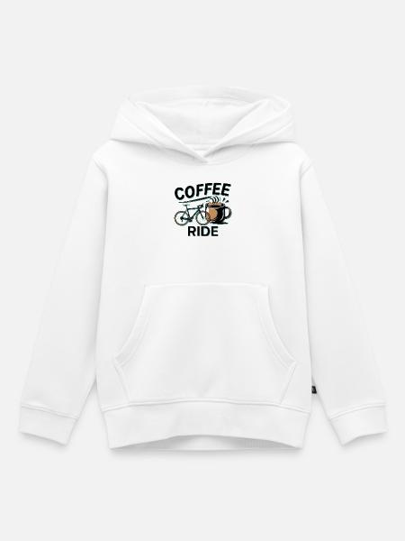 Kaffeezyklus Städtebau - Kinder Premium Organic Hoodie - Weiß