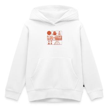 Visit Osaka Castle - Kids Premium Organic Hoodie - white - Front - AI Model Kid Female (0cm)
