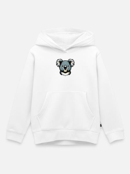 Koala - Kinder Premium Organic Hoodie - Weiß