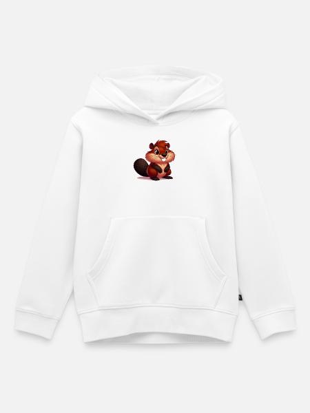 Bieber - Kinder Premium Organic Hoodie - Weiß