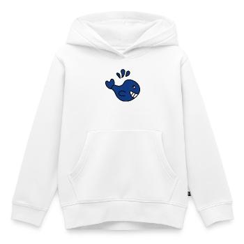 anniversaire. anniversaire décennie. humour. drôle - Sweat Premium à capuche enfant bio - blanc - Devant - AI Model Kid Female (0cm)