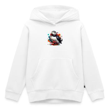 Papageitaucher - Kinder Premium Organic Hoodie - Weiß - Vorne - AI Model Kid Female (0cm)