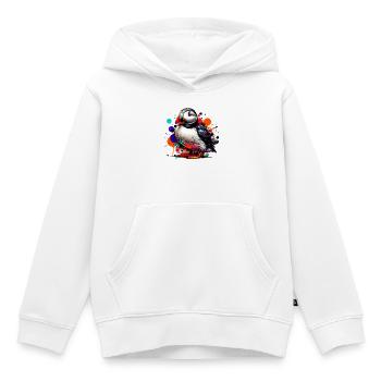 Papageitaucher - Kinder Premium Organic Hoodie - Weiß - Vorne - AI Model Kid Female (0cm)