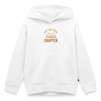 Book illustration with inspiring message - Kids Premium Organic Hoodie - white - Front - AI Model Kid Female (0cm)