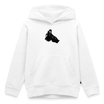 Slopestyle - Kinder Premium Organic Hoodie - Weiß - Vorne - AI Model Kid Female (0cm)
