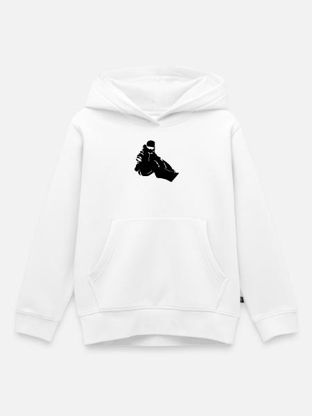 Slopestyle - Kinder Premium Organic Hoodie - Weiß
