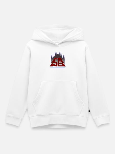 Logo Milano von Cean 2025 - Kinder Premium Organic Hoodie - Weiß