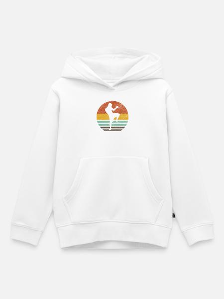 Kickboxing Warrior - Kinder Premium Organic Hoodie - Weiß