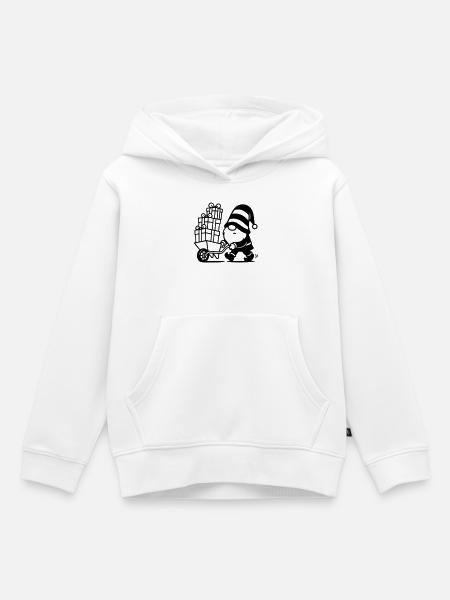 wicht schubkarre - Kinder Premium Organic Hoodie - Weiß