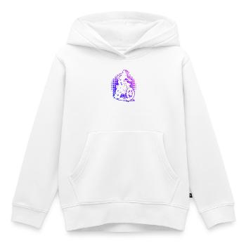Ich liebe Motocross cooles Motiv für Motocross - Kinder Premium Organic Hoodie - Weiß - Vorne - AI Model Kid Female (0cm)