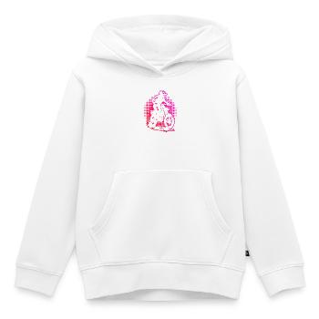 Direkte Motocross Aussage - Kinder Premium Organic Hoodie - Weiß - Vorne - AI Model Kid Female (0cm)