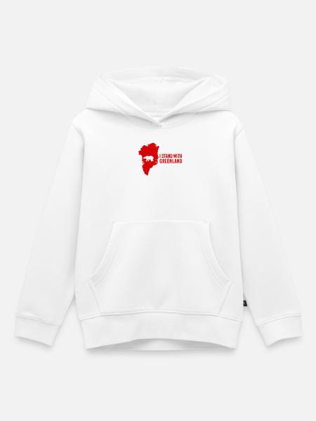 Grönlandischer Solidaritäts-Eisbär - Kinder Premium Organic Hoodie - Weiß