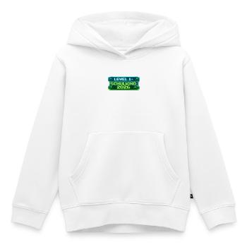 Level 1 Schulkind 2026 Einschulung - Kinder Premium Organic Hoodie - Weiß - Vorne - AI Model Kid Female (0cm)