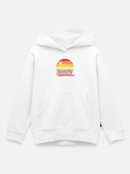 Caorle, Urlaub - Kinder Premium Organic Hoodie - Weiß