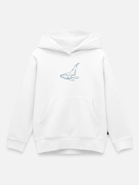 Hope - Kinder Premium Organic Hoodie - Weiß