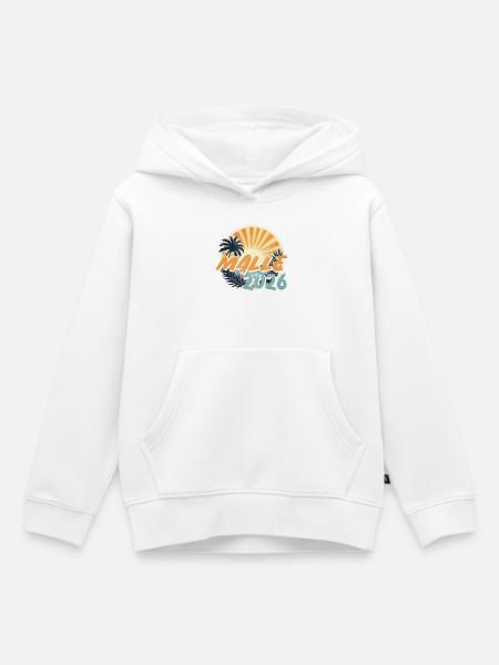 Malle 2026 - Kinder Premium Organic Hoodie - Weiß