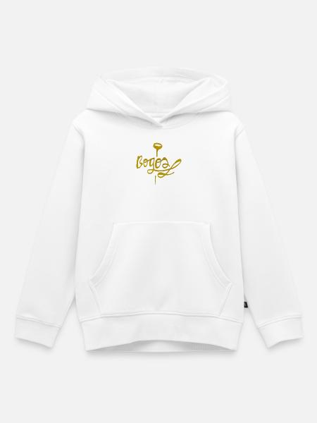 Bogos - Kinder Premium Organic Hoodie - Weiß