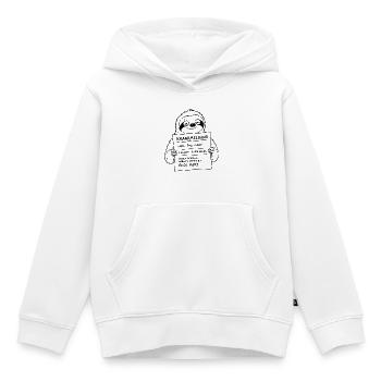 Faultier Krankmeldung Infaulenza Ende Merz - Kinder Premium Organic Hoodie - Weiß - Vorne - AI Model Kid Female (0cm)