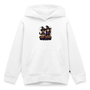 Hexen-Meute - Kinder Premium Organic Hoodie - Weiß - Vorne - AI Model Kid Female (0cm)
