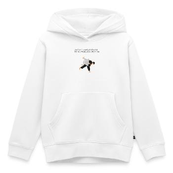 Judowurf und Griff - Kinder Premium Organic Hoodie - Weiß - Vorne - AI Model Kid Female (0cm)