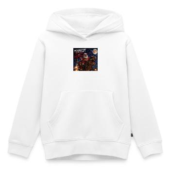 Liefernacht Weihnachtsmann Dino Humor Spruch Wild - Kinder Premium Organic Hoodie - Weiß - Vorne - AI Model Kid Female (0cm)