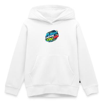 Flugmodus Aktiv - Kinder Premium Organic Hoodie - Weiß - Vorne - AI Model Kid Female (0cm)