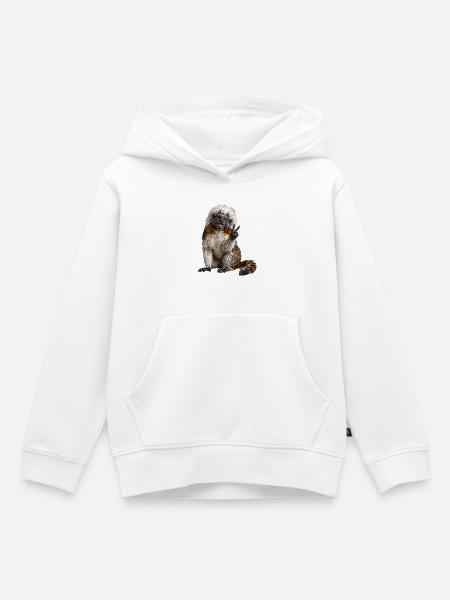 Lisztaffe - Kinder Premium Organic Hoodie - Weiß