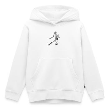 American football - Kinder Premium Organic Hoodie - Weiß - Vorne - AI Model Kid Female (0cm)