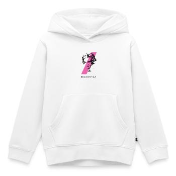 beethoven punk musik festival klassik komponist ta - Kinder Premium Organic Hoodie - Weiß - Vorne - AI Model Kid Female (0cm)