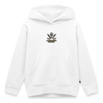 Geocaching - Sweat Premium à capuche enfant bio - blanc - Devant - AI Model Kid Female (0cm)