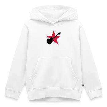Guitar Player ! - Sweat Premium à capuche enfant bio - blanc - Devant - AI Model Kid Female (0cm)