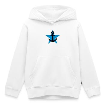 Sailor / Marine / Marin / Boat / Sea / Navy - Kids Premium Organic Hoodie - white - Front - AI Model Kid Female (0cm)