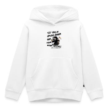 Lustiger Sensenmann - Kinder Premium Organic Hoodie - Weiß - Vorne - AI Model Kid Female (0cm)