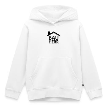 Bauherr - Kinder Premium Organic Hoodie - Weiß - Vorne - AI Model Kid Female (0cm)