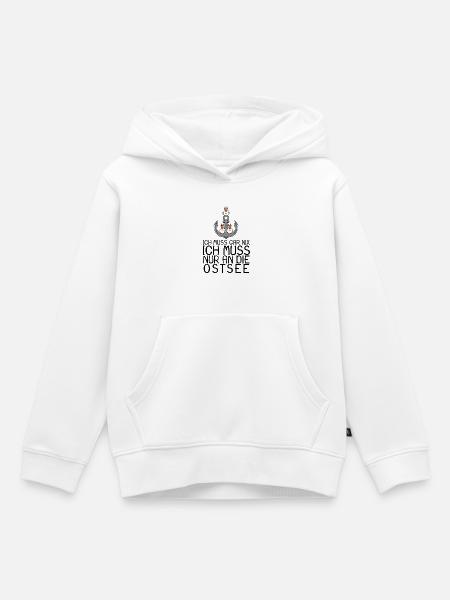 Ostsee Urlaub Geschenk - Kinder Premium Organic Hoodie - Weiß