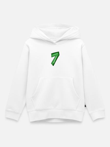 7 - Kinder Premium Organic Hoodie - Weiß