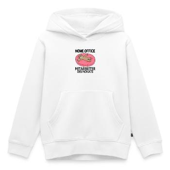 Mitarbeiter des Monats - Kinder Premium Organic Hoodie - Weiß - Vorne - AI Model Kid Female (0cm)