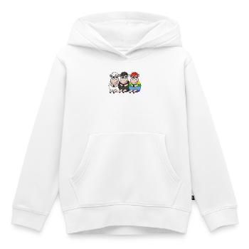 Schwarzes Schaf - Regenbogen Schaf - Kinder Premium Organic Hoodie - Weiß - Vorne - AI Model Kid Female (0cm)
