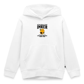 Bienen Imker Biene - Kinder Premium Organic Hoodie - Weiß - Vorne - AI Model Kid Female (0cm)