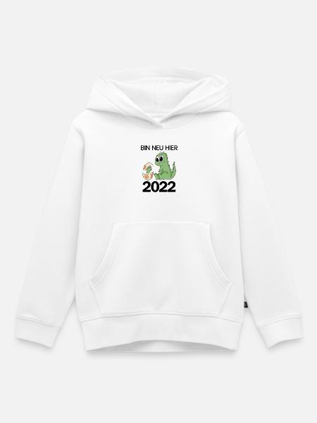 Baby Geburt 2022 - Kinder Premium Organic Hoodie - Weiß