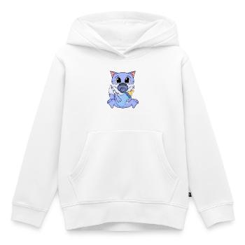 Baby Wolf - Kinder Premium Organic Hoodie - Weiß - Vorne - AI Model Kid Female (0cm)