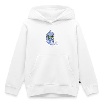 Baby Junge Hai - Kinder Premium Organic Hoodie - Weiß - Vorne - AI Model Kid Female (0cm)